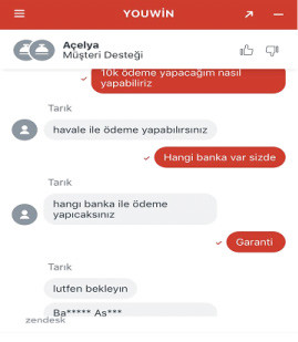 Youwin Sahte Sitelere Dikkat Edin - Canlı Destek