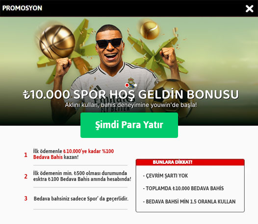 Youwin Hoş Geldin Bonusu Şartları